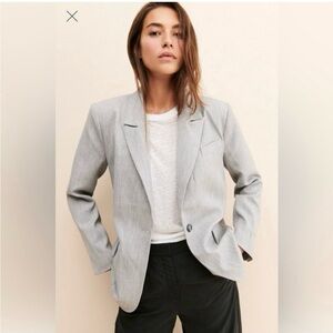 Express Women's Gray Blazer - Size 4
